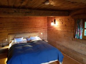 Postel nebo postele na pokoji v ubytování Ferienbauernhaus Stergut