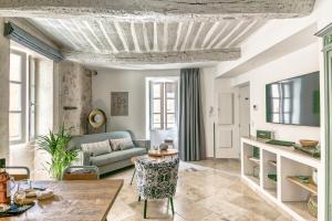 Χώρος καθιστικού στο Ma Maison à Valbonne - 3 Luxury Apartments in Heart of Village