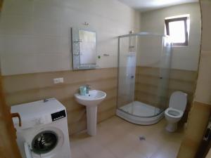 Koupelna v ubytování Hotel Niko