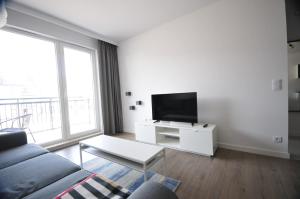 Et tv og/eller underholdning på Apartament Bel Mare Pelikan