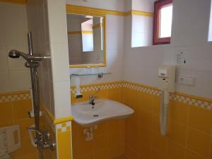 Koupelna v ubytování Hotel U Zeleneho stromu