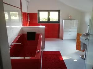 A kitchen or kitchenette at Suite con vista