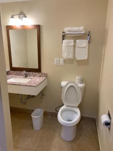 Koupelna v ubytování A-1 Budget Motel