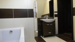 Koupelna v ubytování Homestay Olivera