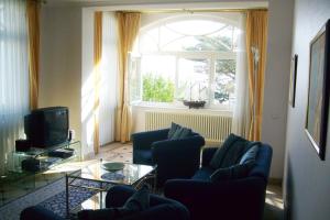 Zona de estar de Meerblick-Appartement Villa Gudrun