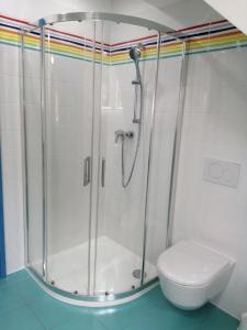 Koupelna v ubytování Apartmány stará škola + 18 fotografií