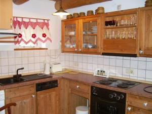 
Küche/Küchenzeile in der Unterkunft Jabjemööh's Huus
