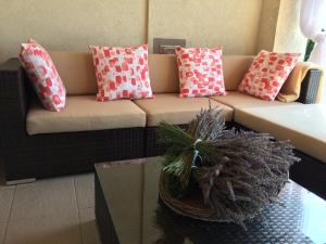 A seating area at Villa Flora Lavenda