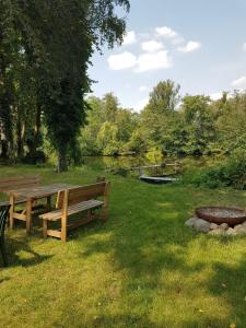 Zahrada ubytování Ferienwohnung Havelblick