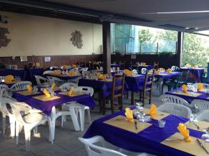 En restaurang eller annat matställe på Hotel Le 3 Fonti