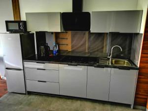 Kuchyňa alebo kuchynka v ubytovaní Apartment Cyprys 1