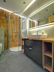 Kúpeľňa v ubytovaní Apartment Cyprys 1