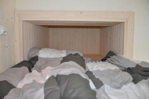 Postel nebo postele na pokoji v ubytování Apartmány Karlov pod Pradědem