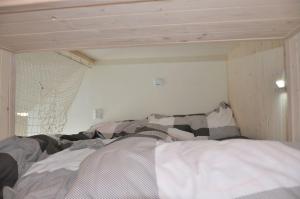 Postel nebo postele na pokoji v ubytování Apartmány Karlov pod Pradědem