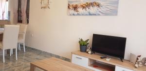 TV a/nebo společenská místnost v ubytování APARTMAN MASTER LUPI M&S + 14 fotografií