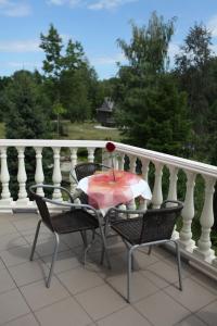 Un balcon sau o terasă la Zajazd nad Wisłą