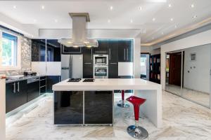 A kitchen or kitchenette at Spa Villa34 Family resort Renew, Relax, Revitalise Még 37 kép