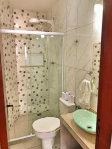 Phòng tắm tại Pousada Ninho da Coruja