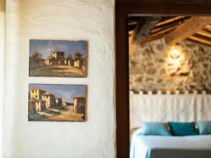 A bed or beds in a room at Angolo di paradiso sul mare