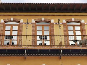 Balkón alebo terasa v ubytovaní Del parque flats estudio lagunillas