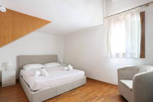 Postel nebo postele na pokoji v ubytování Appartamento La Terrazza Firenze centro storico