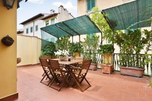 Balkón alebo terasa v ubytovaní Appartamento La Terrazza Firenze centro storico