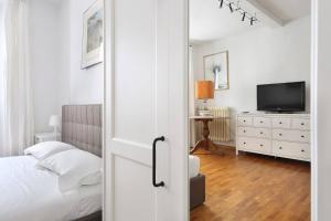 Postel nebo postele na pokoji v ubytování Appartamento La Terrazza Firenze centro storico