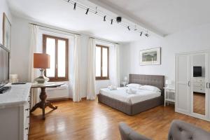 Postel nebo postele na pokoji v ubytování Appartamento La Terrazza Firenze centro storico