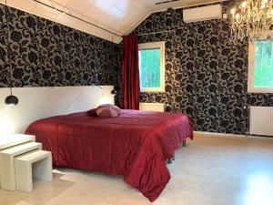 Кровать или кровати в номере Villa Ateljeerinne