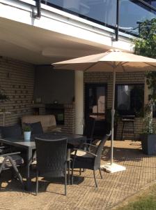 Patio nebo venkovní prostory v ubytování Ferienwohnung Höhenweg 25