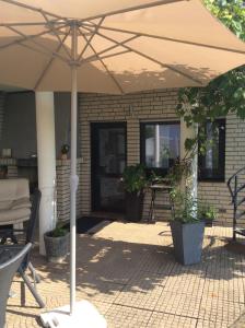 Patio nebo venkovní prostory v ubytování Ferienwohnung Höhenweg 25