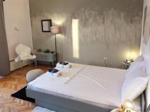 Postel nebo postele na pokoji v ubytování Apartman for 4 - Lovreta