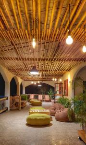 Posezení v ubytování Hotel Campestre El Escape