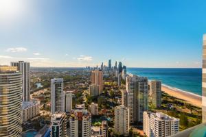 Nespecifikovaný výhled na destinaci Gold Coast nebo výhled na město při pohledu z aparthotelu
