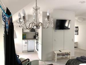 Kuchyň nebo kuchyňský kout v ubytování Green Door Apartments + 18 fotografií