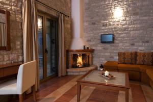 Posezení v ubytování Enastron Villas
