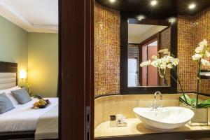 Een badkamer bij Hotel Silver Milano