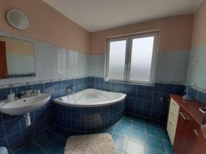 Kúpeľňa v ubytovaní Aqua Line Apartmanház