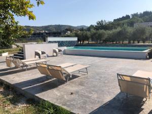 Swimmingpoolen hos eller tæt på Il Platano Residenza Rurale