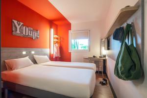 Postel nebo postele na pokoji v ubytování ibis budget Amsterdam Airport