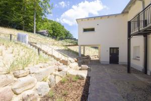 Das Gebäude in dem sich die Ferienwohnung befindet