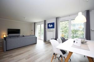 TV/Unterhaltungsangebot in der Unterkunft Ferienwohnung Windherz