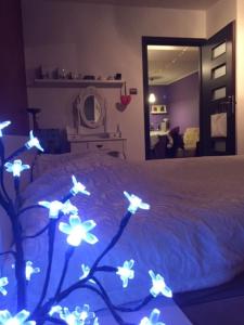 Posteľ alebo postele v izbe v ubytovaní Wyjątkowy apartament w sercu Piły