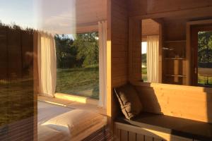 Postel nebo postele na pokoji v ubytování Citi Krasti Eco Spa Residence