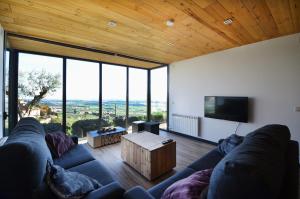 Posezení v ubytování La Granja del Besa