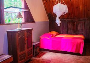 Postel nebo postele na pokoji v ubytování Reva Castel