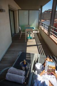 Balkón nebo terasa v ubytování Appart Hôtel Clément Ader