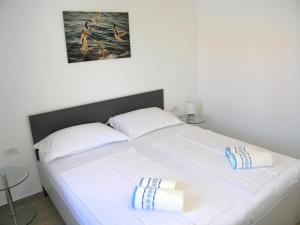 Posteľ alebo postele v izbe v ubytovaní Apartmani Krajinovic