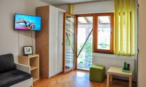 Μια τηλεόραση ή/και κέντρο ψυχαγωγίας στο Apartments "New Village"