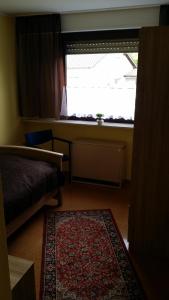 Ruang duduk di Ferienwohnung Am Frankenbach